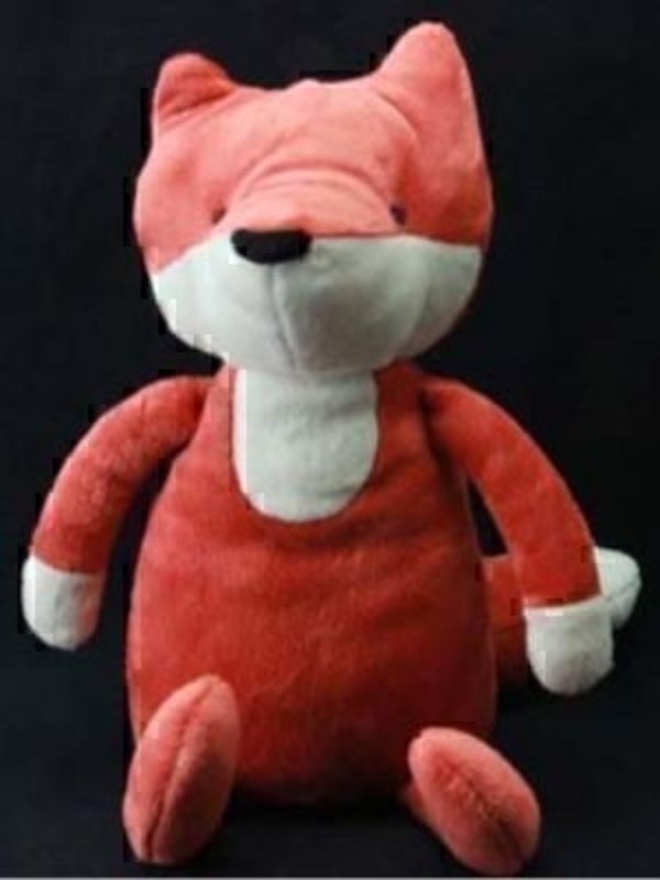 Gorgeous plush fox by designer Gisela Graham. This toy fox with brick red coat with white throat and tip of tail is likely to become a firm favourite of any child or baby making it a great gift for Babies or Children. Size 30x11x18cm